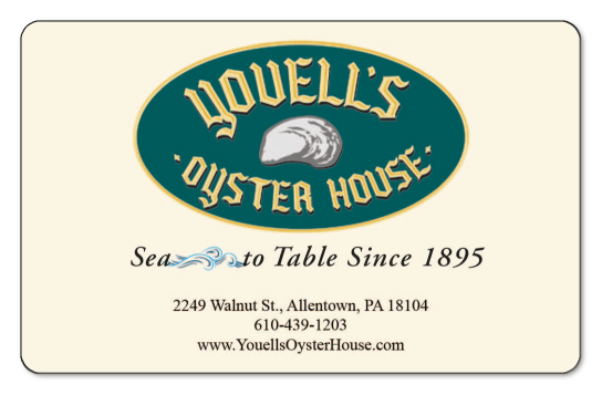 youells oyster house logo on a white background